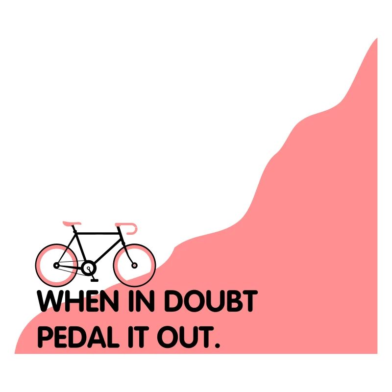 En cas de doute pédaler dehors - cyclistes solution