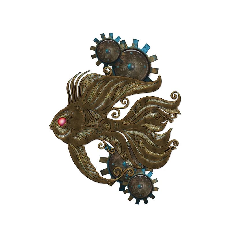 Wonderful steampunk fish.