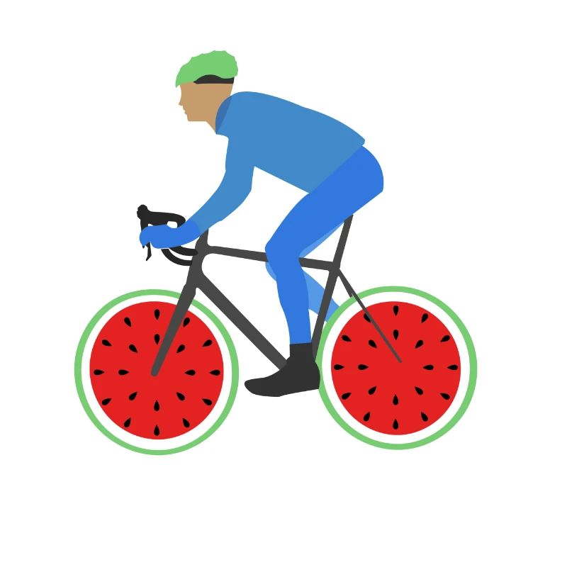 T-shirt de vélo de route