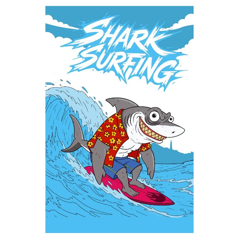Surf sur les requins