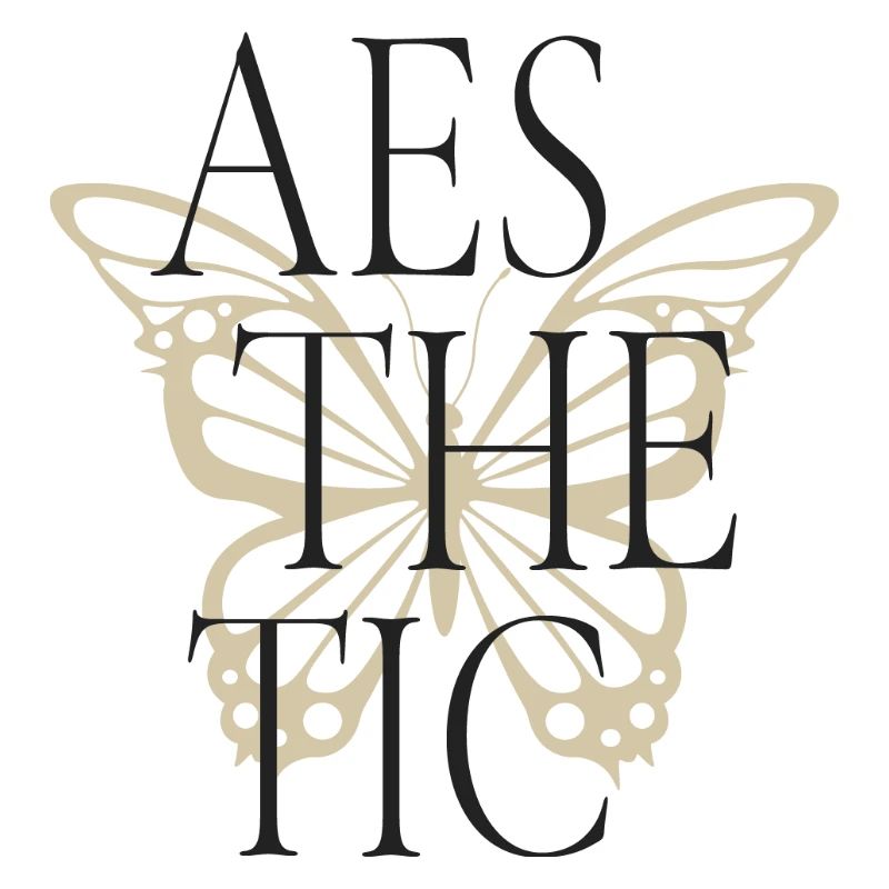 Typographie Esthétique Papillon Tee
