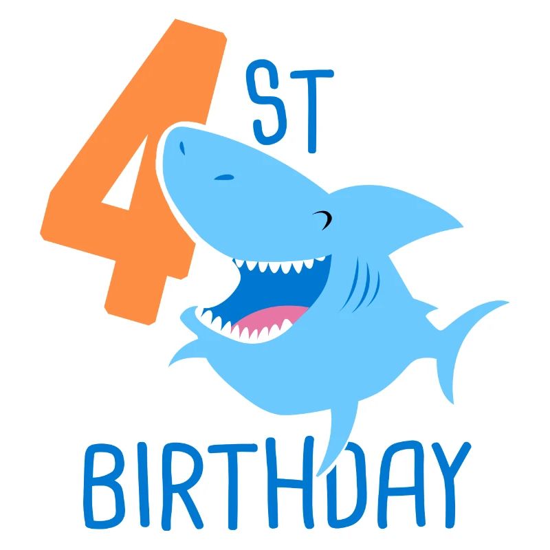 4e anniversaire garçon 4 ans requin