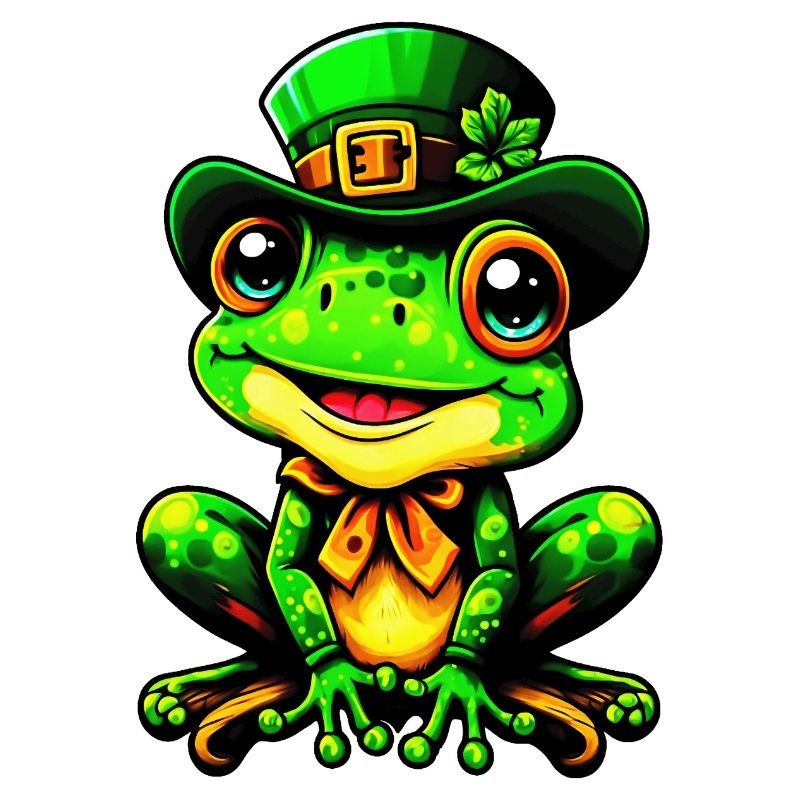 The Magical Saint Patrick Day Frog