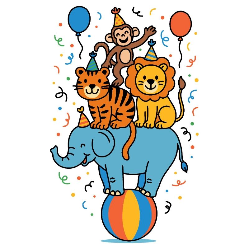 Fêtards de cirque