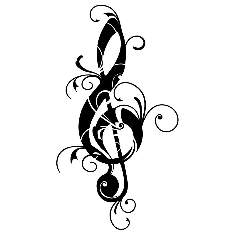 Clé, clef, musique, note classique, sol, notation
