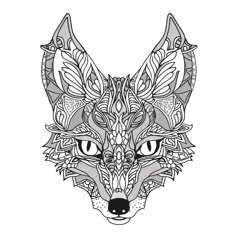 White Fox Mandala