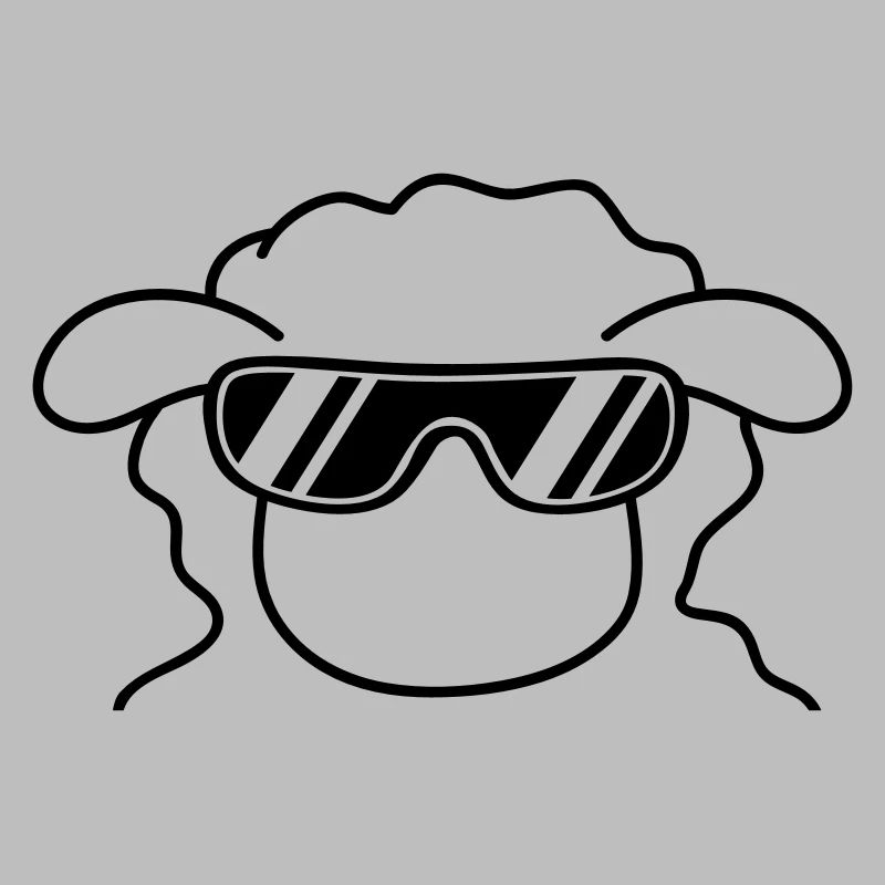 Cool Sheep Head