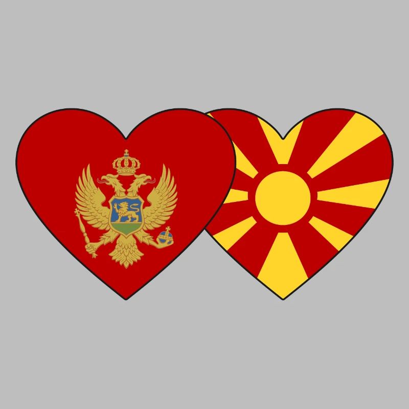 Monténégro Drapeau de la Macédoine