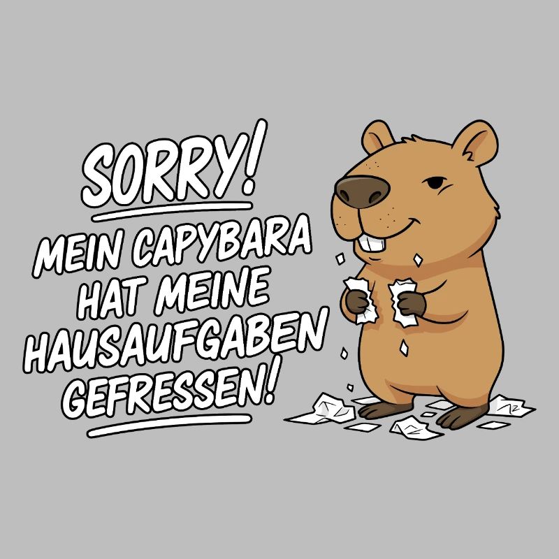 Pardon! Capybara a mangé mes devoirs