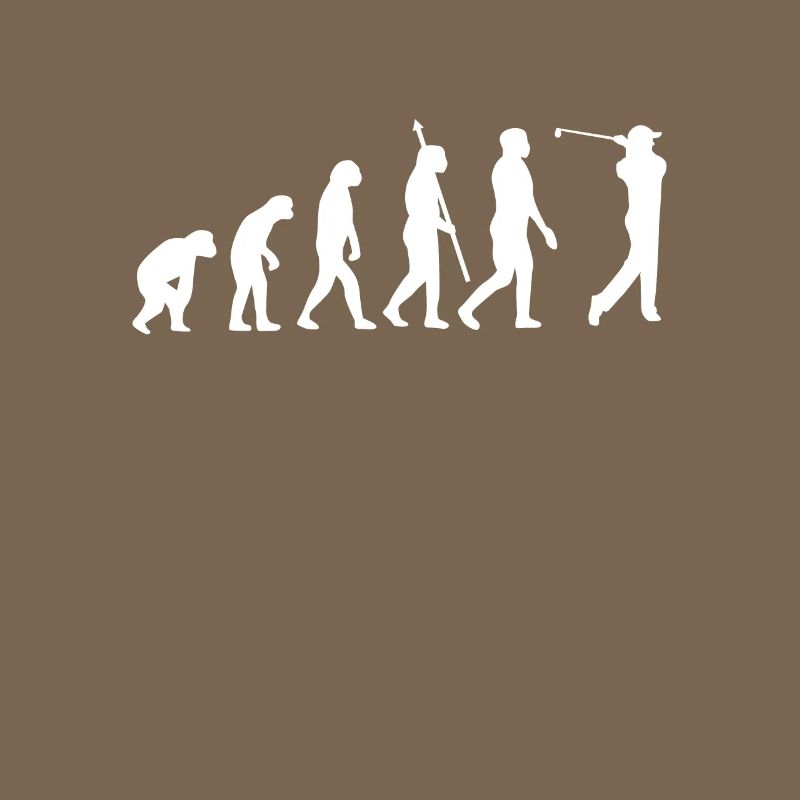 Golfer Golf Evolution Golfing Golfer Gift