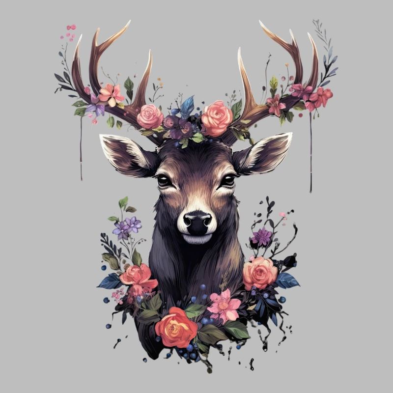 Remplacement dirndl cerf bois cerf cerf