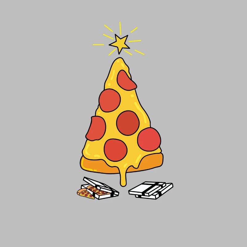 Pizza Christmas Tree