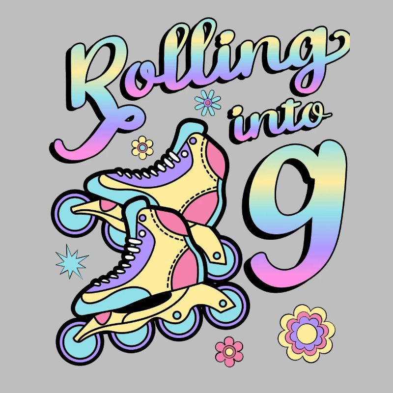 Rolling Into 9 Roller Skaters Skates 9e année