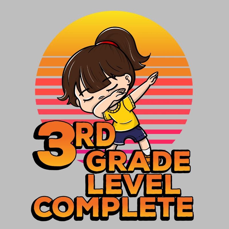 3rd Class Level Completely Cute Dabbing Girl