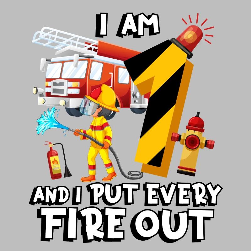Fire engine firefighting I am 1 year old,
