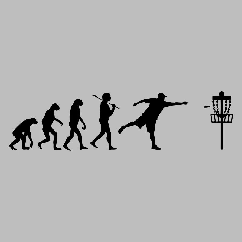 Disc Golf Evolution Ultimate Frisbee Lustig Sport