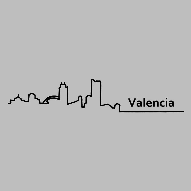 valencia skyline