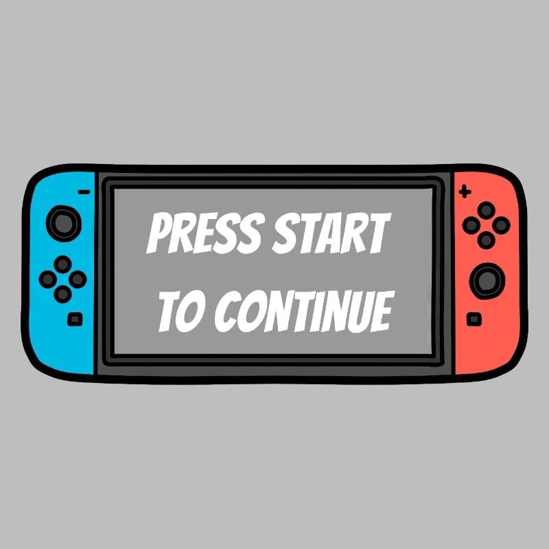Press Start to Continue – Switch style