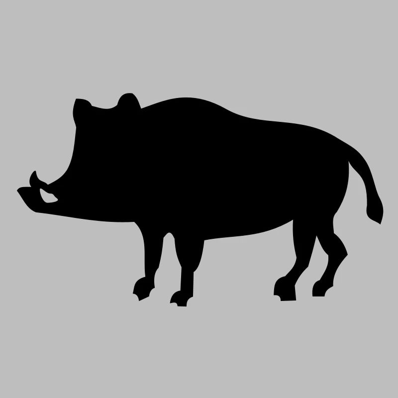 Shadow boar - 1 color vector