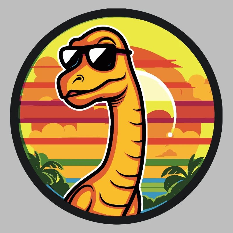 Dinosaur brontosaurus comic