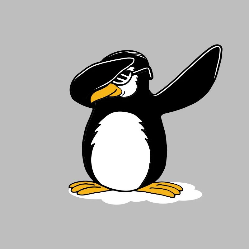 Dabbing Penguin Funny Dance Gift