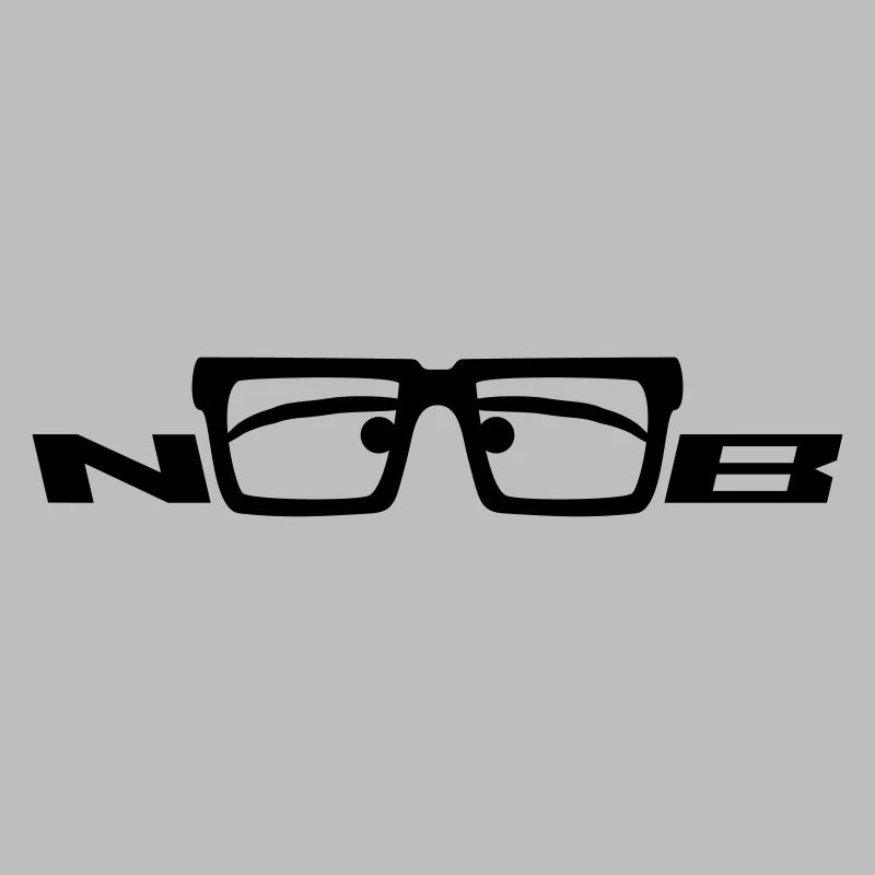 Noob verres visage comique Nerd
