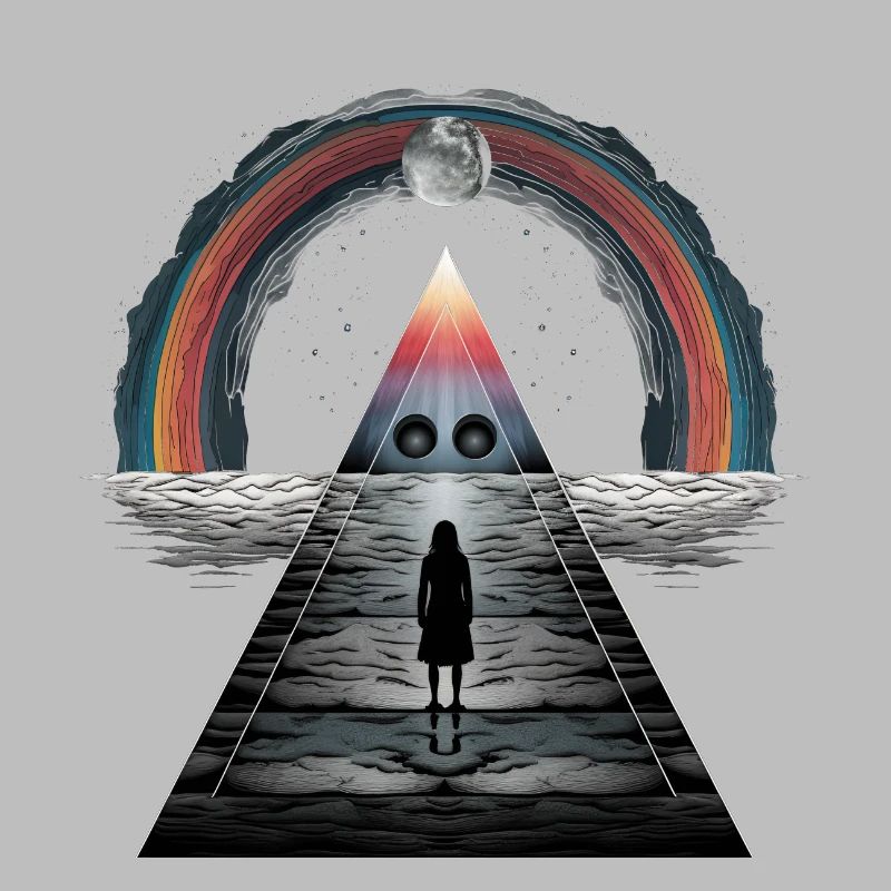 Pyramide arc-en-ciel Clair de lune Tango Dodgy