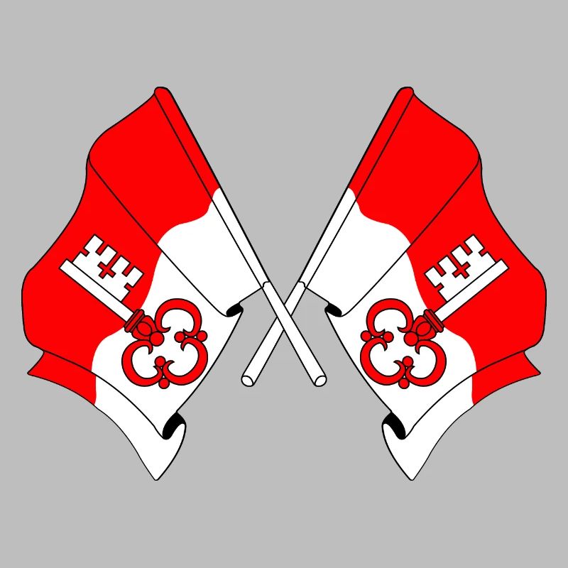 Deux drapeaux d’Obwald Suisse