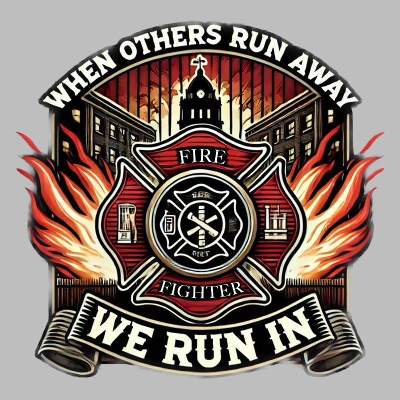 Fire brigade for the courageous firefighter