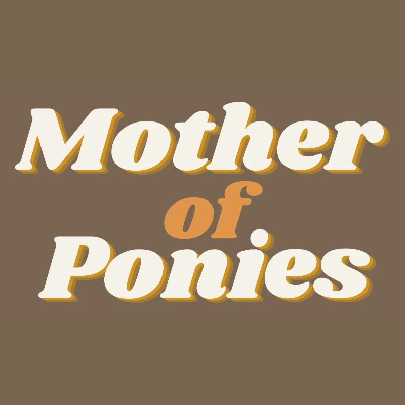 ! Mère de poneys - Mutter von Ponys