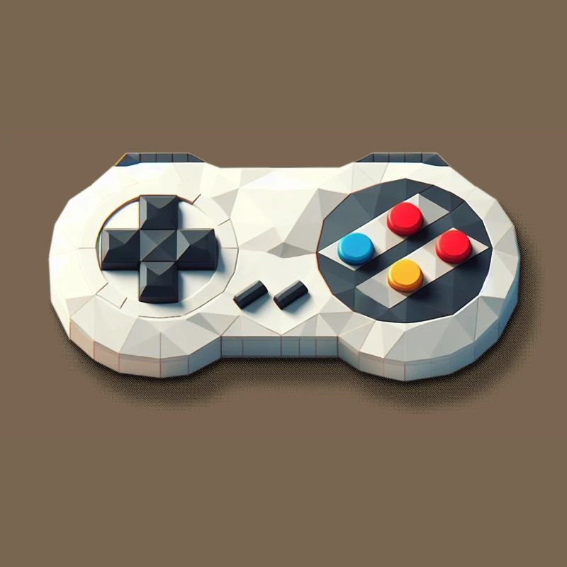 Retro Gaming Controller 16 Bit Console