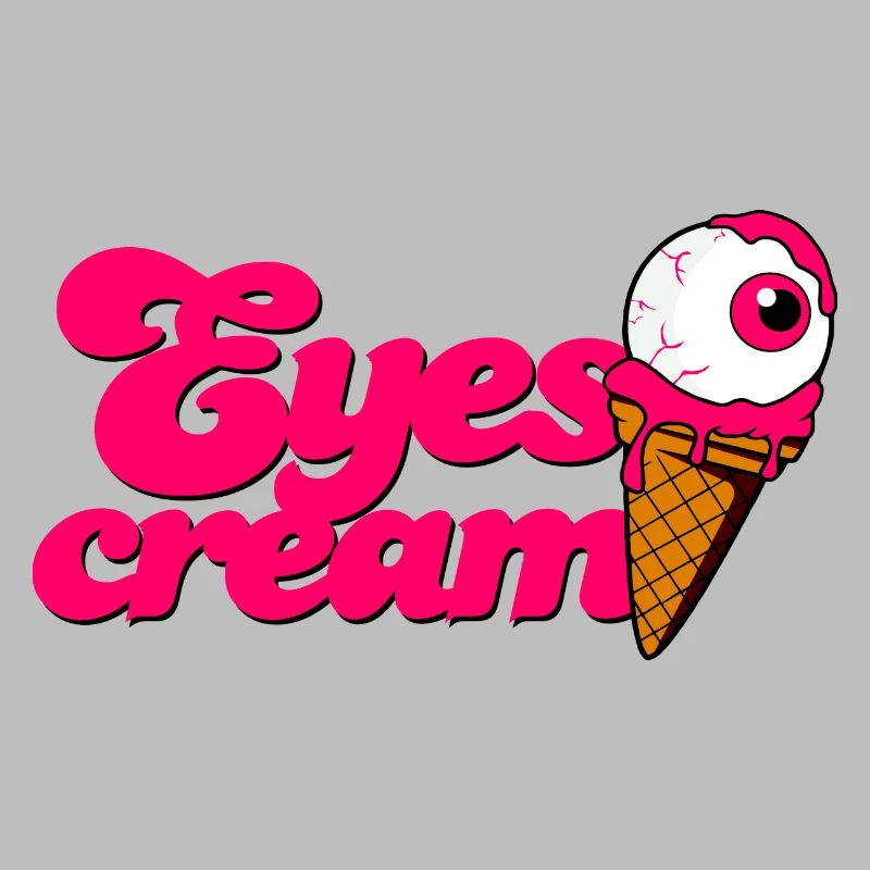Yeux Crème cornet de crème glacée avec globe oculaire Halloween