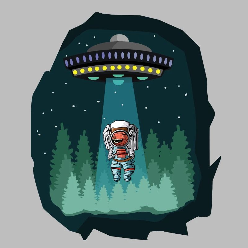 Astronaute de l'espace dinosaure