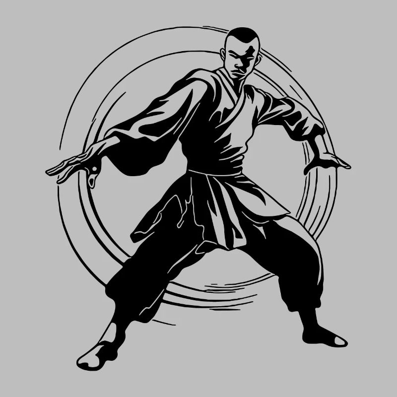Karate fighter competition athletic sparring