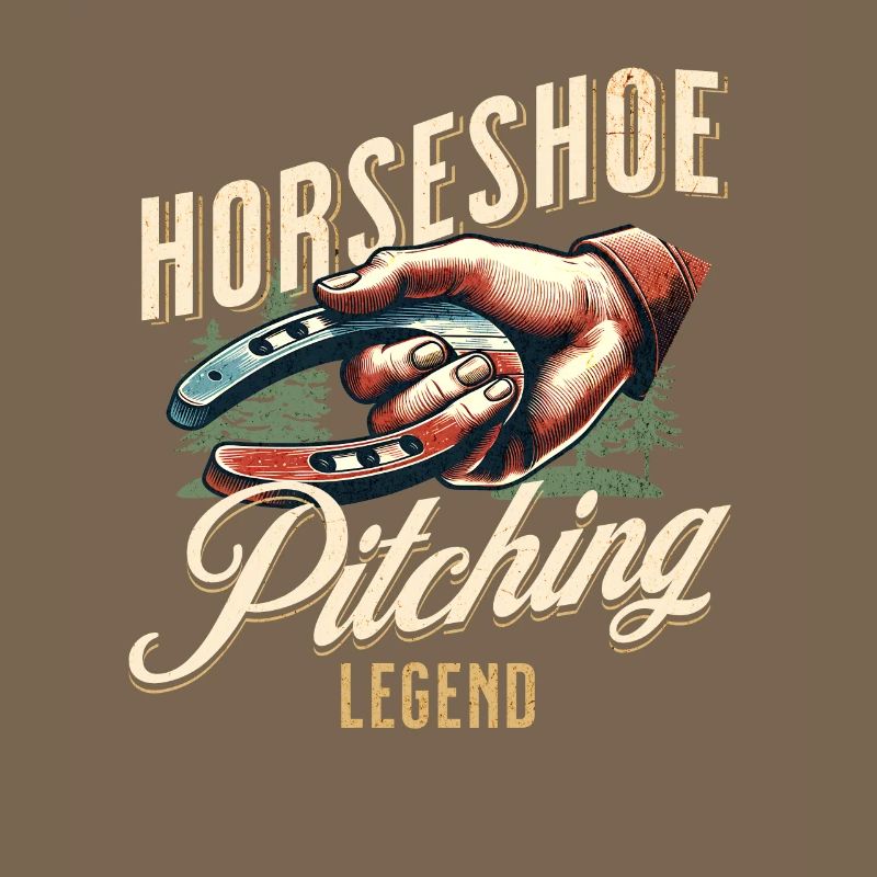 Horseshoe Throwing Horseshoe Pitching