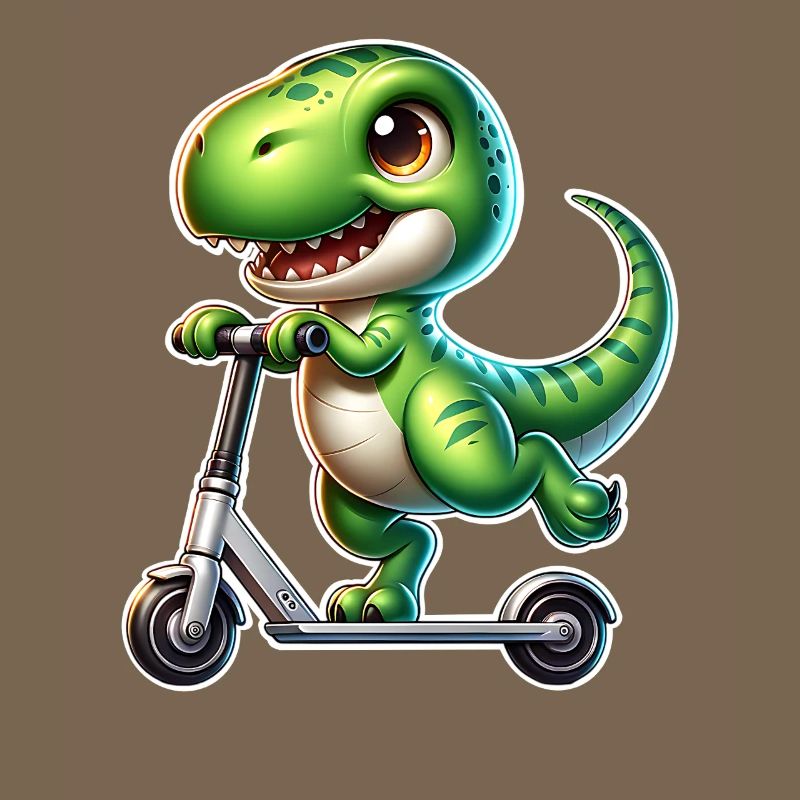 E-Scooter E-Roller Dino T Rex Scooter
