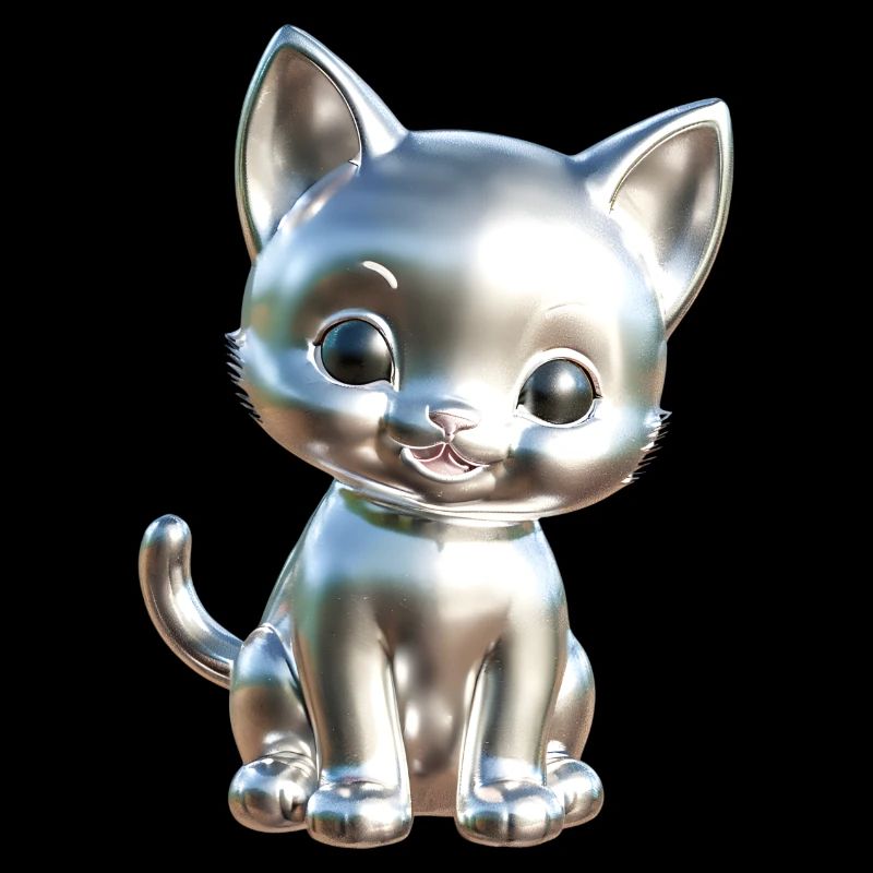 Chrome Chat Mignon Argent Mignon