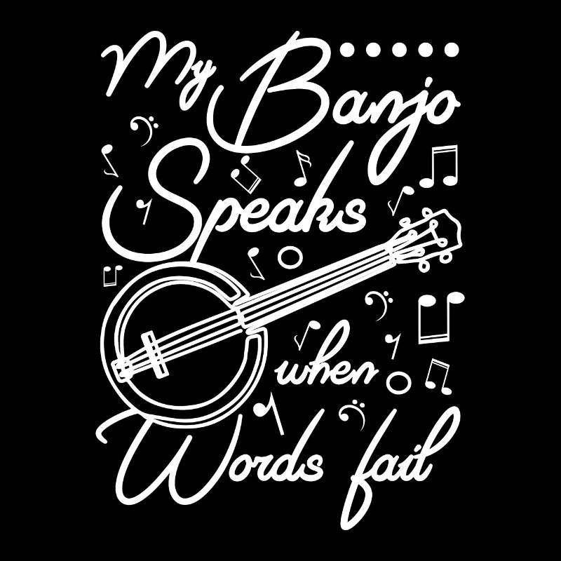 My banjo speaks when words fail