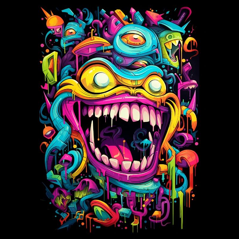 Monstre graffiti