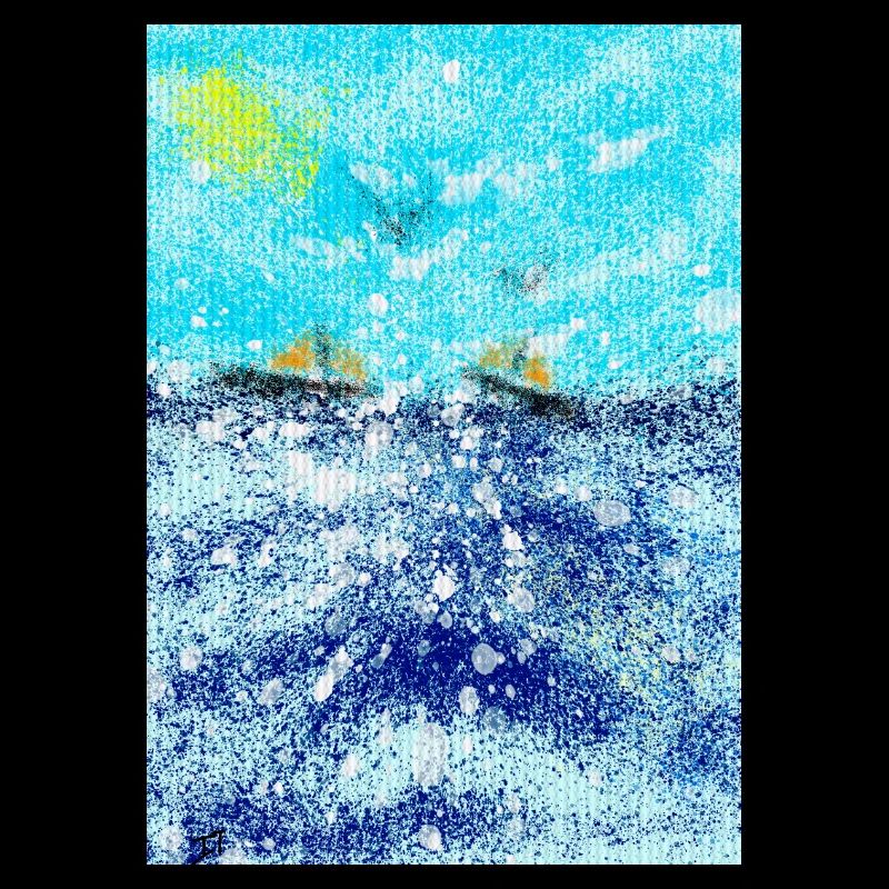Rough seas