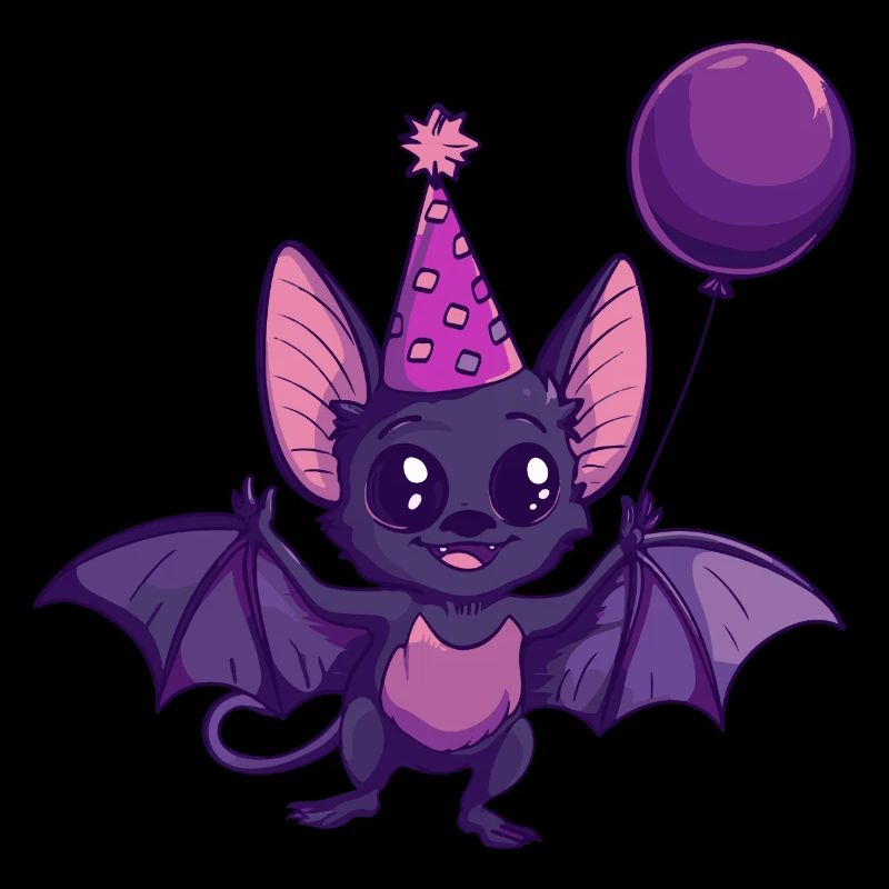 Bande dessinée d’anniversaire de chauve-souris