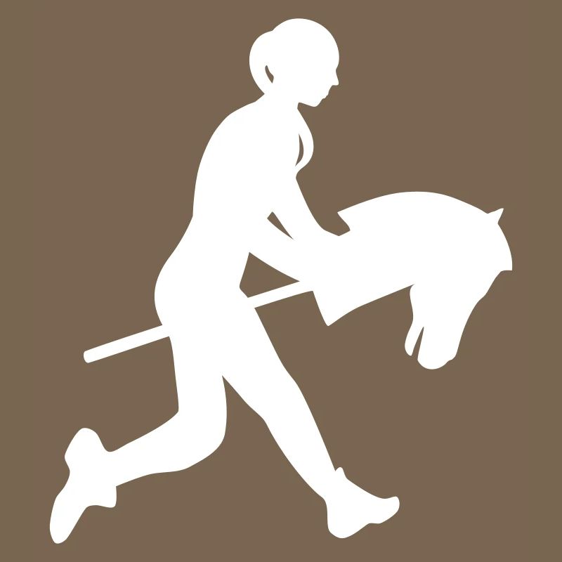 S’amuser à cheval avec son cheval de trait