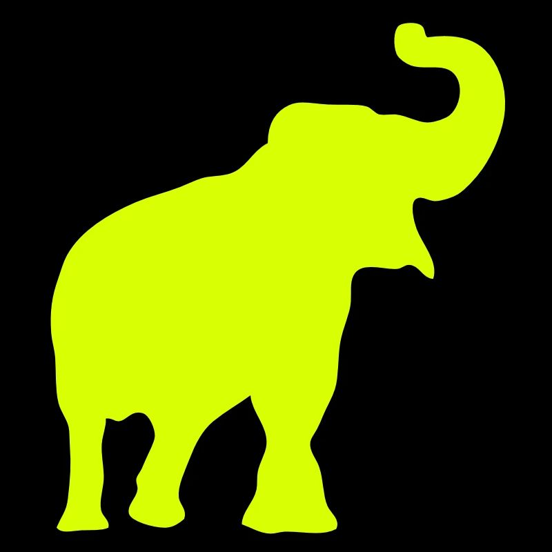 elephant silhouette ombre shadow3