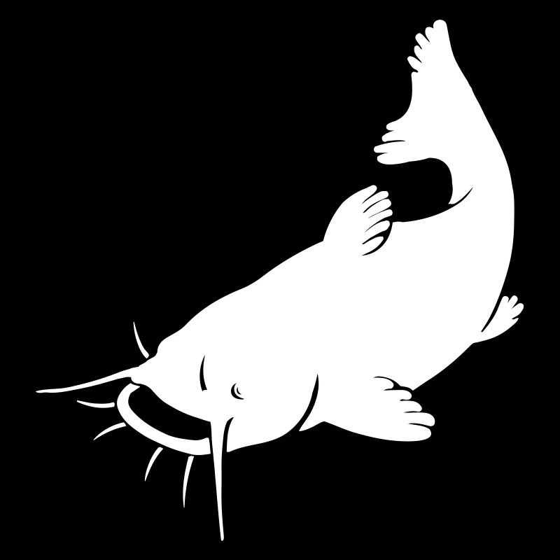 Silhouette de poisson-chat