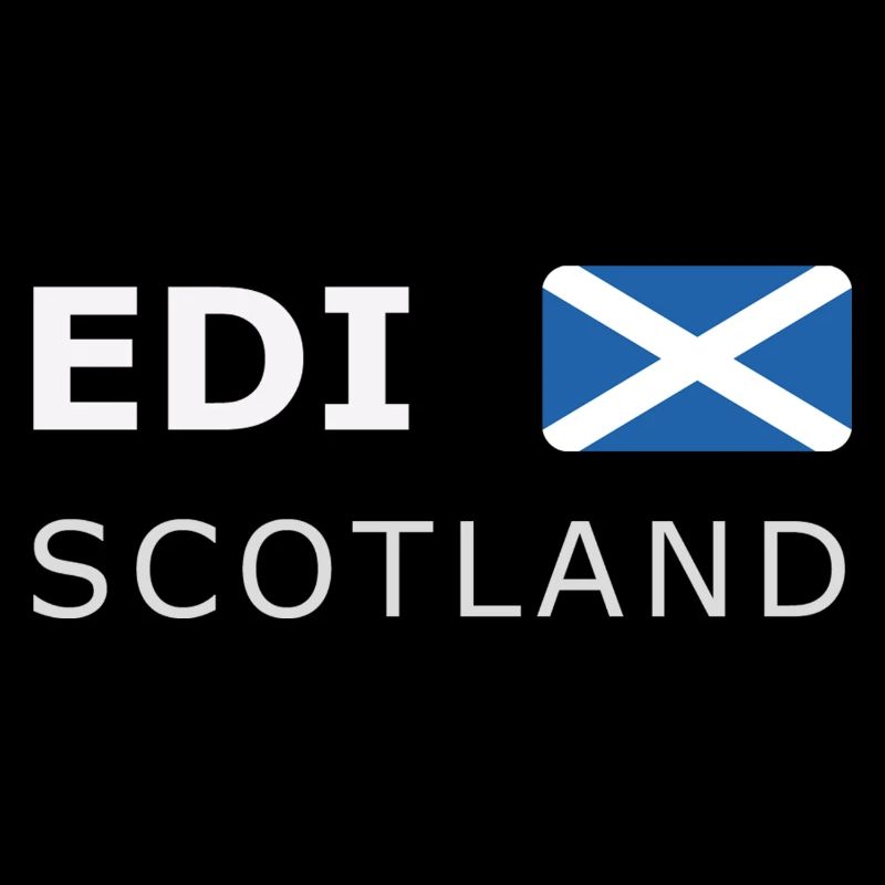 EDI SCOTLAND white-lettered 400 dpi