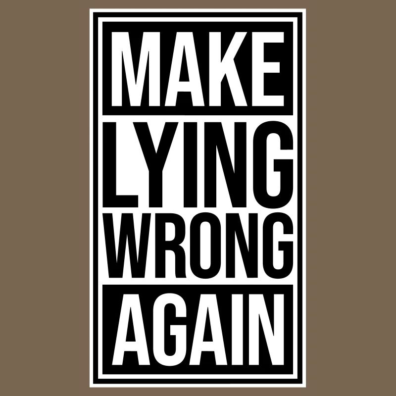 Logo de déclaration politique « Make Fooling Wrong Again »