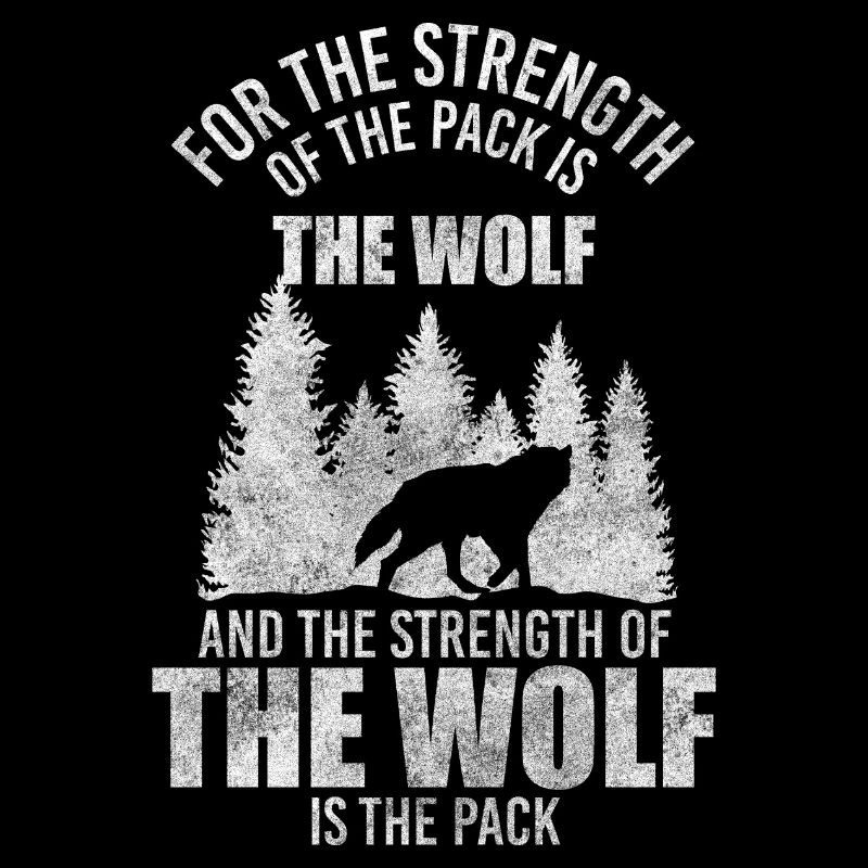 Wolves Pack Strength Nature