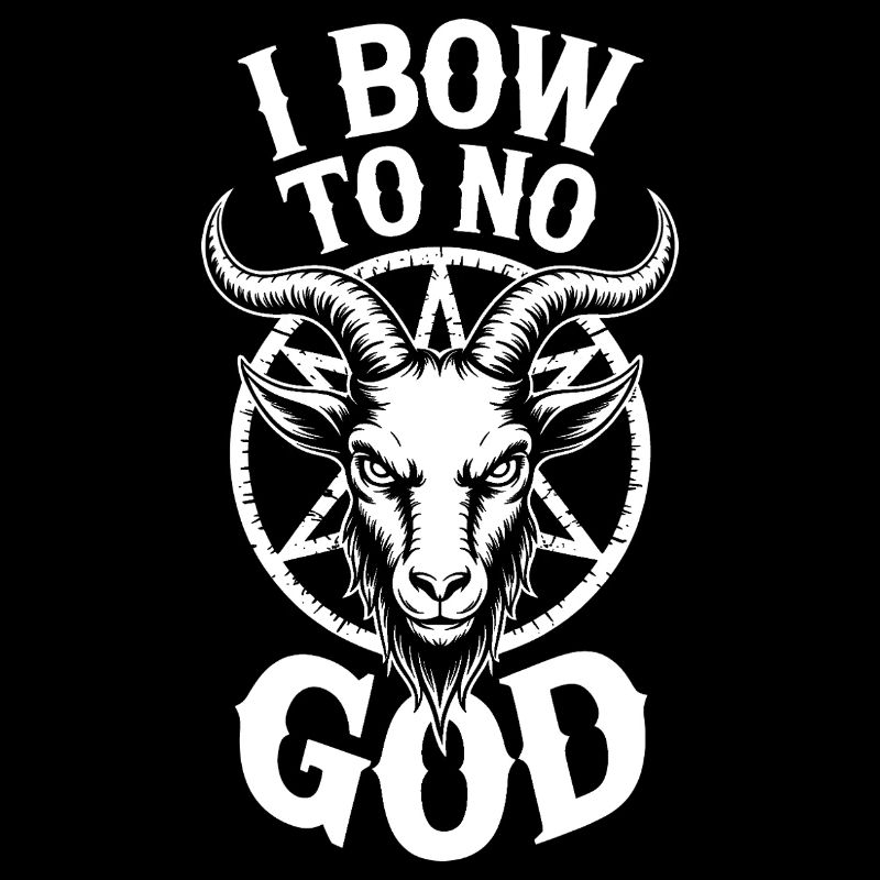 Je m’incline devant No God Goat Skull
