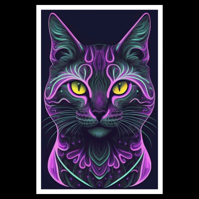 Chat mignon Pop Art Art moderne