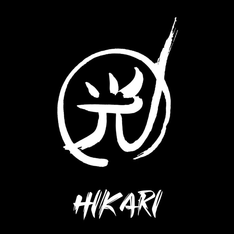 光 Hikari Romanji White Light